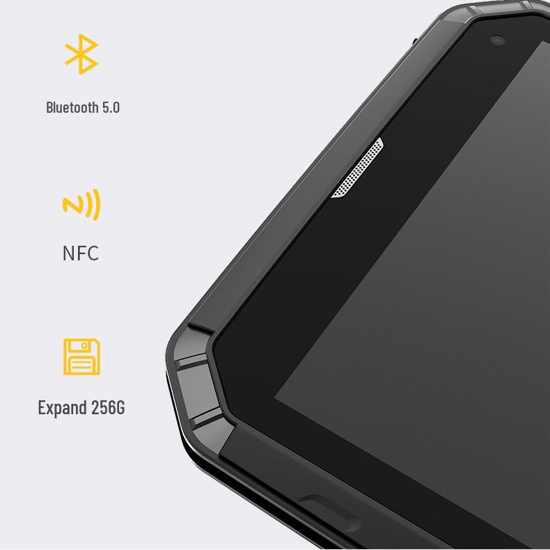 Rugged 8" Android HD Tablet: Explosion-Proof, NFC, AP3.0 Fingerprint Recognition