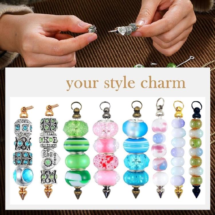 30Pcs Stylish Rod Pendants Metal Jewelry Supplies Jewelry Craft Metal Stick Pendants for Custom Necklaces and Earrings