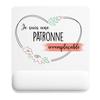 Tapis De Souris - PLANETEE - Patronne Irremplaçable - 22x18 Cm - 3 Mm - Impression Sublimation HD