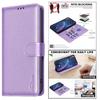 (Purple) Flip Case for Motorola Moto G35 5g Wallet Magnetic Rfid Blocking Card Holder Kickstand Pu Leather