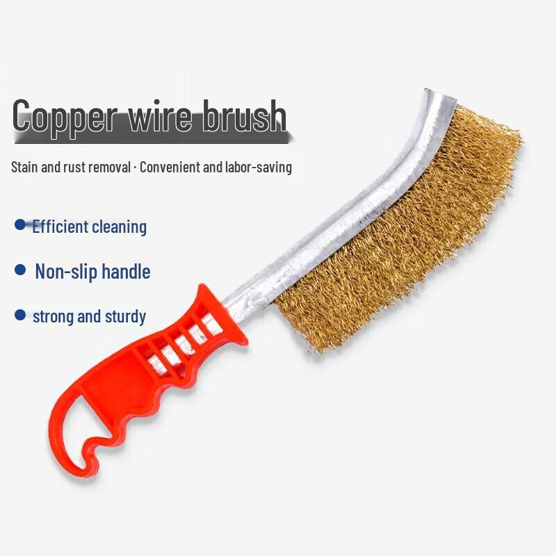 Lishen 9-inch Knife-Shaped Steel Wire Rust Removal Brush