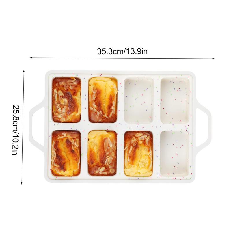 Multifunctional kitchen bread pan silicone meat pie baking pan portable bread pan with handle for biscuit bread baking pan