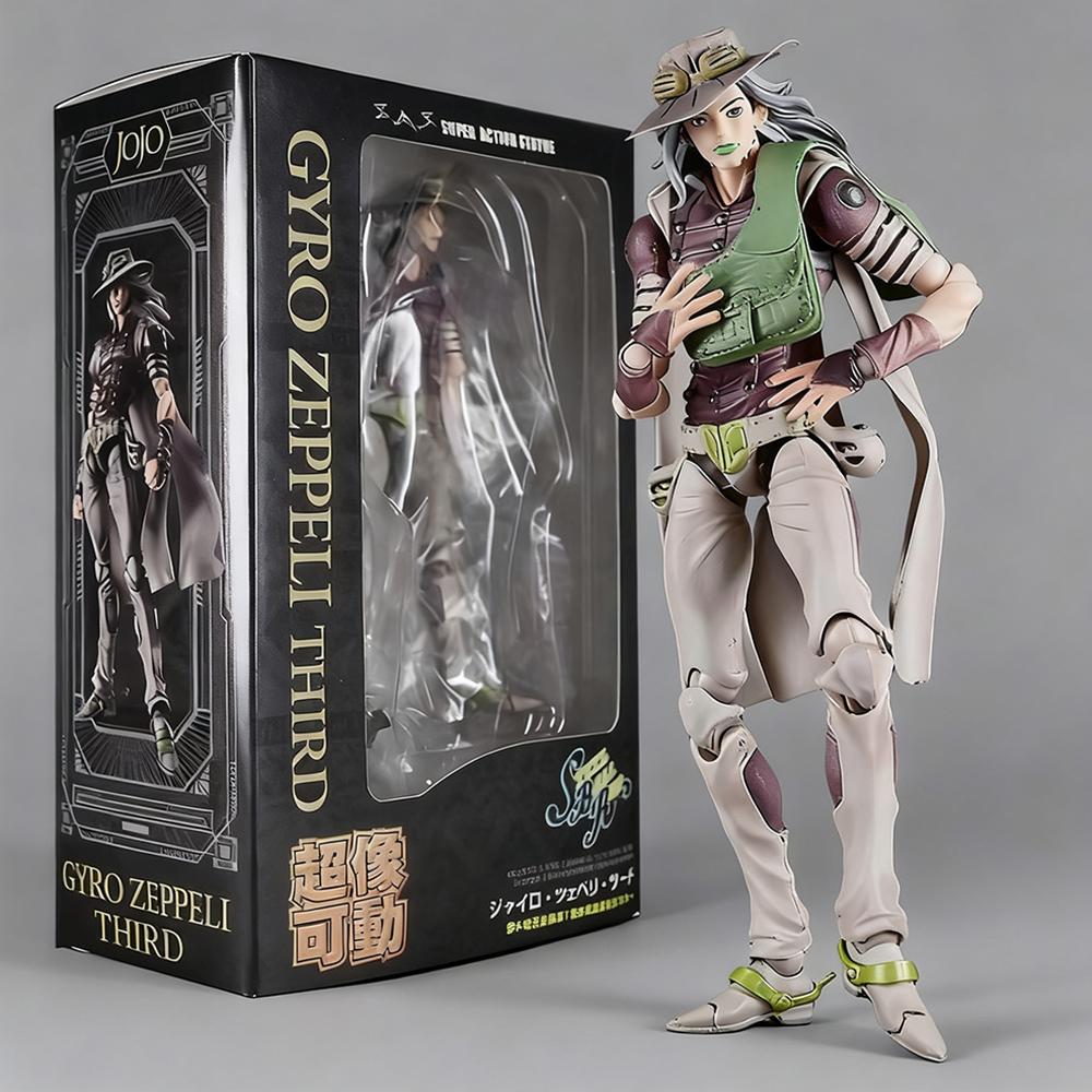 Aixlan 15cm JOJO's Bizarre Adventure Anime Figure Steel Ball Run Julius Caesar Zeppeli  PVC Action Figure Movable Action Figure