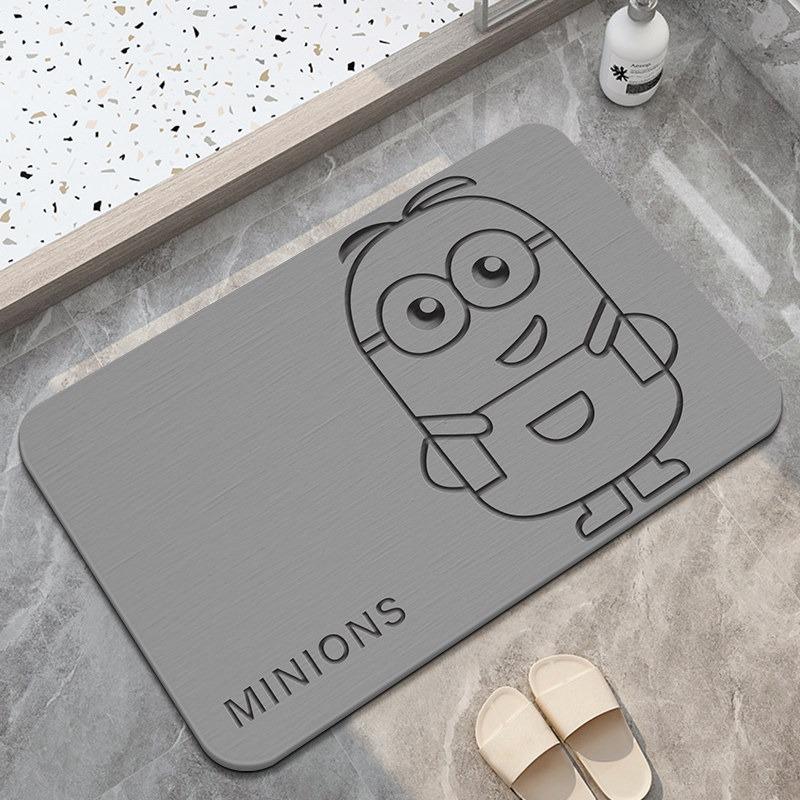 Modern Minimalist Floor Mat Is Good for Scrubbing Diatom Mud Household Bathroom Toilet Suction Door