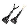 2Pcs/set Fishing Bracket Bridge Raft Fishing Rod Rack Non-slip Luminous Reinforced Pole Bracket Rear Hanging Fishing Supplies