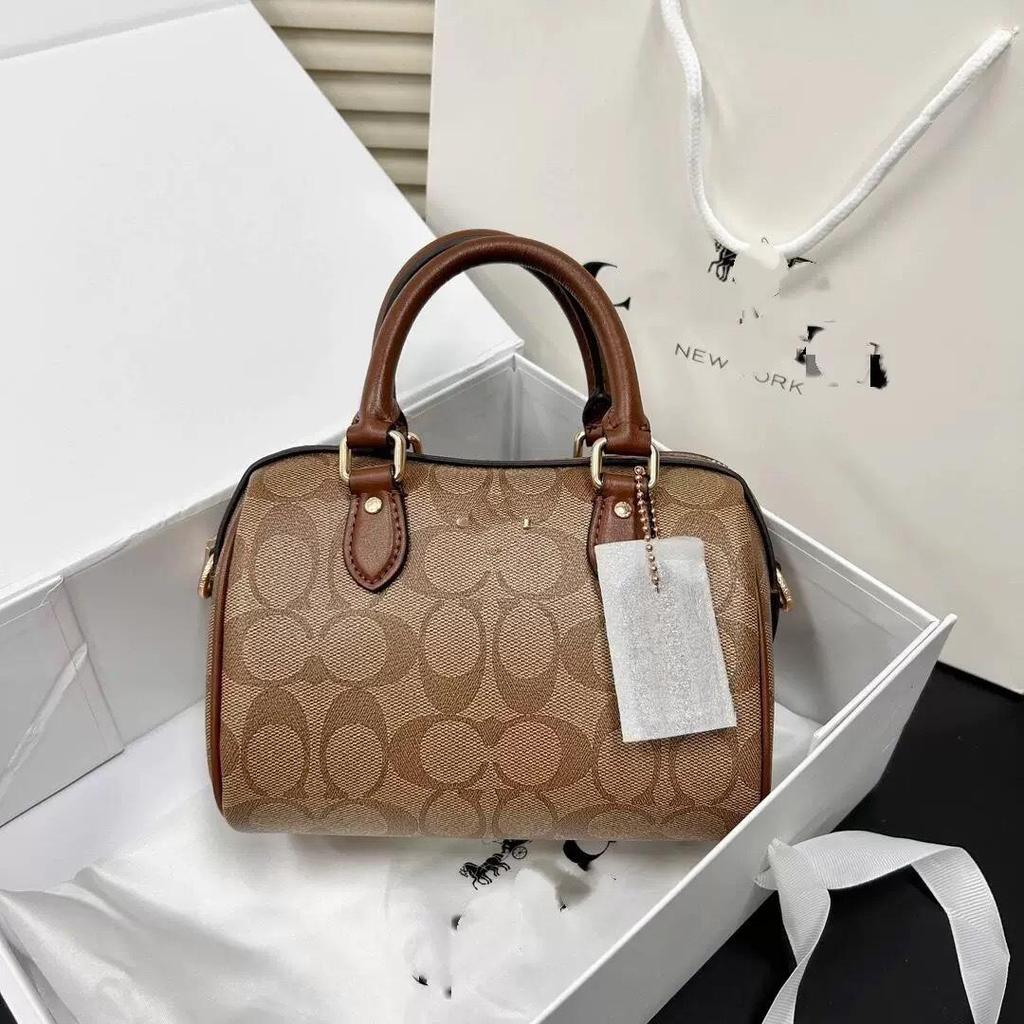 C-Home Ρετρό Φλοράλ Μίνι Τσάντα Χιαστί Boston Ώμου