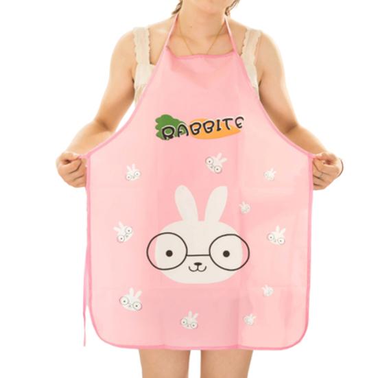 70x50cm süße Küche Kochen Cartoon Tier wasserdichte Schürze Backen ärmellos