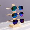 Wood Glasses Display Stand Exquisite Thick Prevent Slipping Easy to Install Sunglasses Rack for Home Optical Store 3