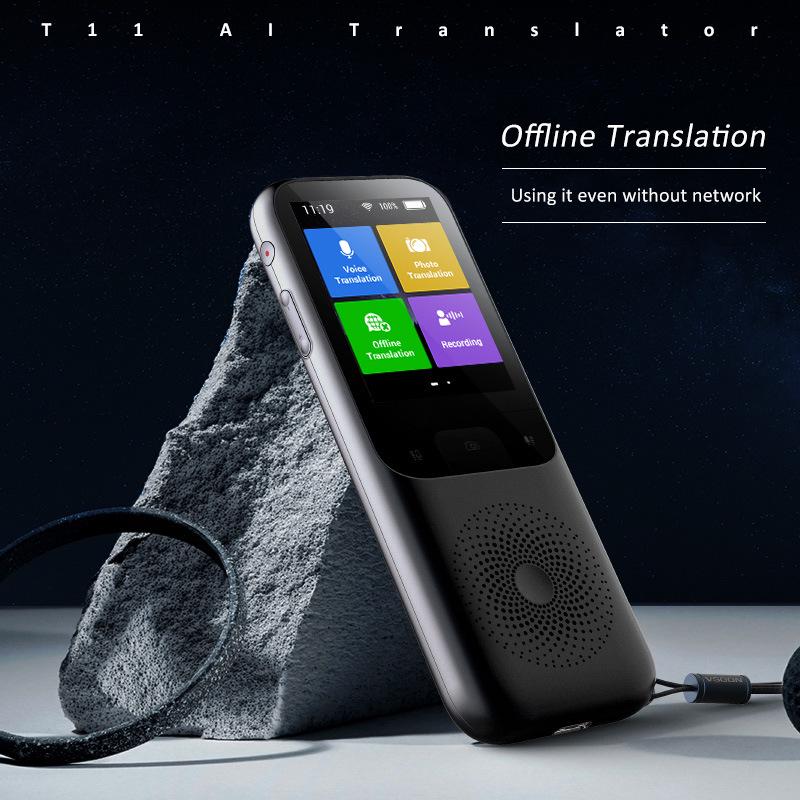 T11 AI Language Translator: Smart Voice Recording & Photo Translation with WiFi.