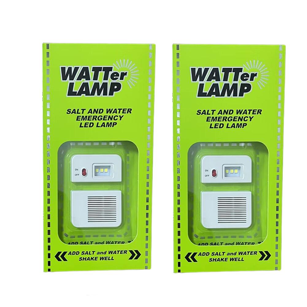 LED Salt Water Emergency Lamp 50 LM Brine Camping Energy Saving Lamp Waterproof Portable Night Fishing Lamp Travel Supplies