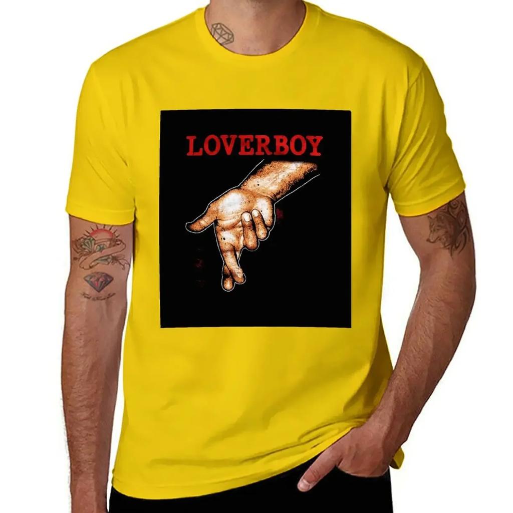 Band rock loverboy logo T-Shirt heavyweights sweat Men's t shirts