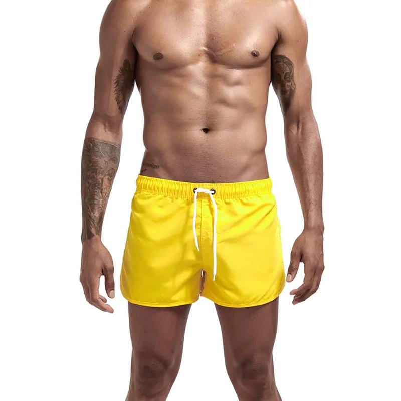 

1 шт. однотонные мягкие пляжные летние мужские вещи дышащие мужские шорты брюки уличная одежда полиэфирное волокно 3XL