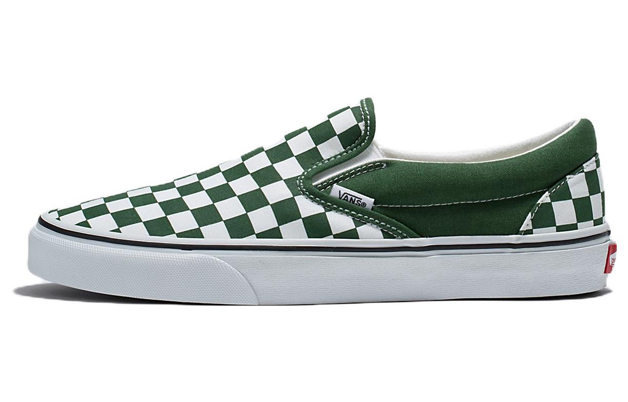 Vans Classic Slip-On  Checkerboard Green  36