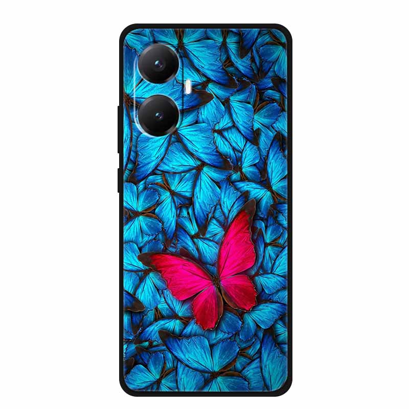 For Xiaomi POCO F7 Case Colorful Printed Cute Fashion TPU Silicone Soft Cover for POCOF7 F 7 Phone Cases Cartoon Shell Butterfly