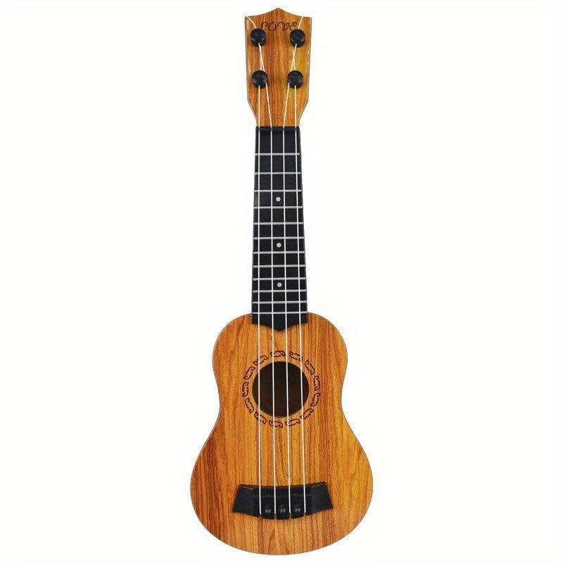 Ukulélé Jouet Enfant 4 Cordes – Instrument Musical PP Violet/cyan – Apprentissage Musical Dès 3 Ans