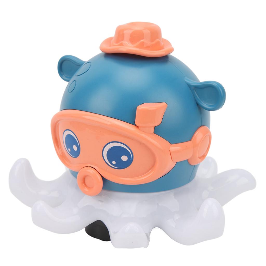 Baby Schwebender Ball Spielzeug Elektrischer Krake Badespielzeug Musik Licht Pädagogisches Wasserspielzeug für Jungen Blau