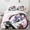 Anime Kotori Itsuka Cosplay Bedding Set Date Live Costume Duvet Cover Set Double King Twin Full Size Bed Boys Adult Gift