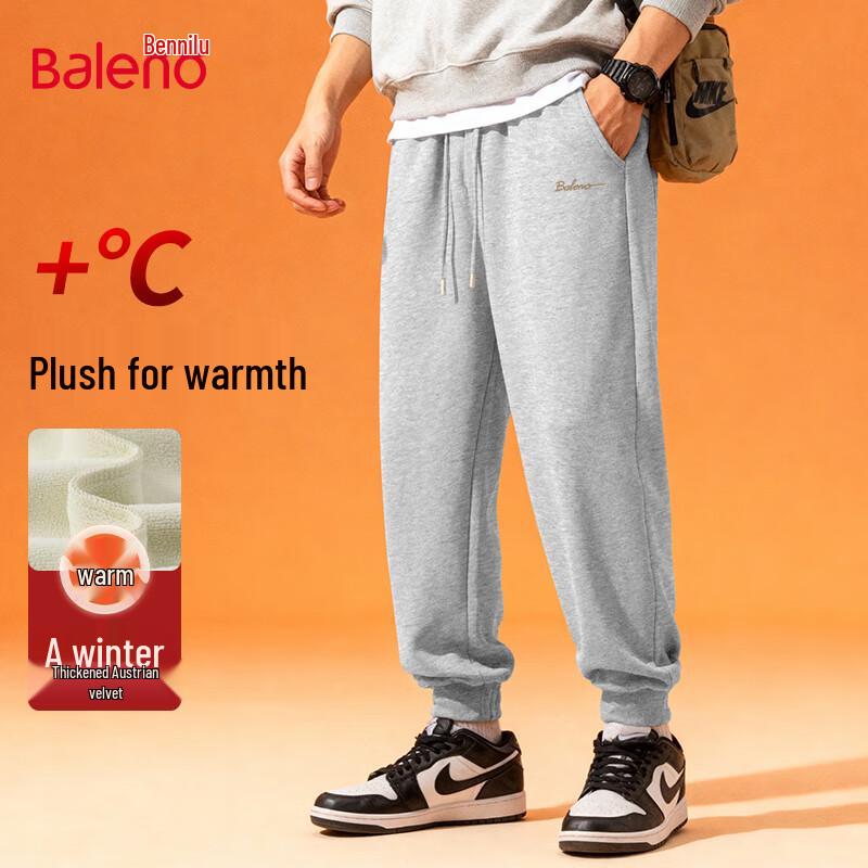 

Baleno Men s Winter Fleece Lined Casual Jogger Pants 5XL