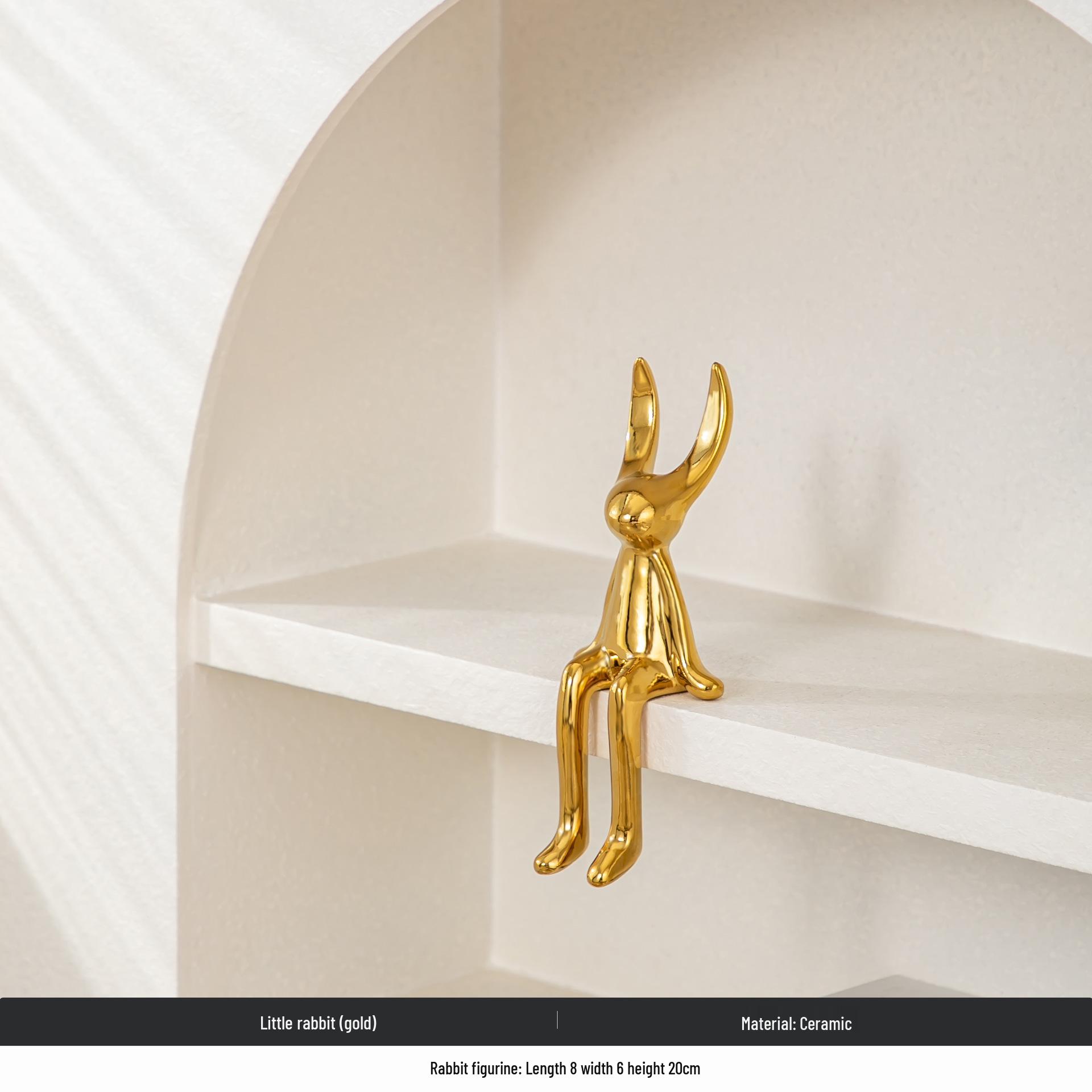 

Высококачественное мультяшное украшение в виде длинноухого кролика для роскошного декора