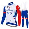 Autumn and Winter Men's and Women's Long-sleeved Velvet Thermal Mountain Bike Riding Clothes Road Bicycle Sportswear Cover