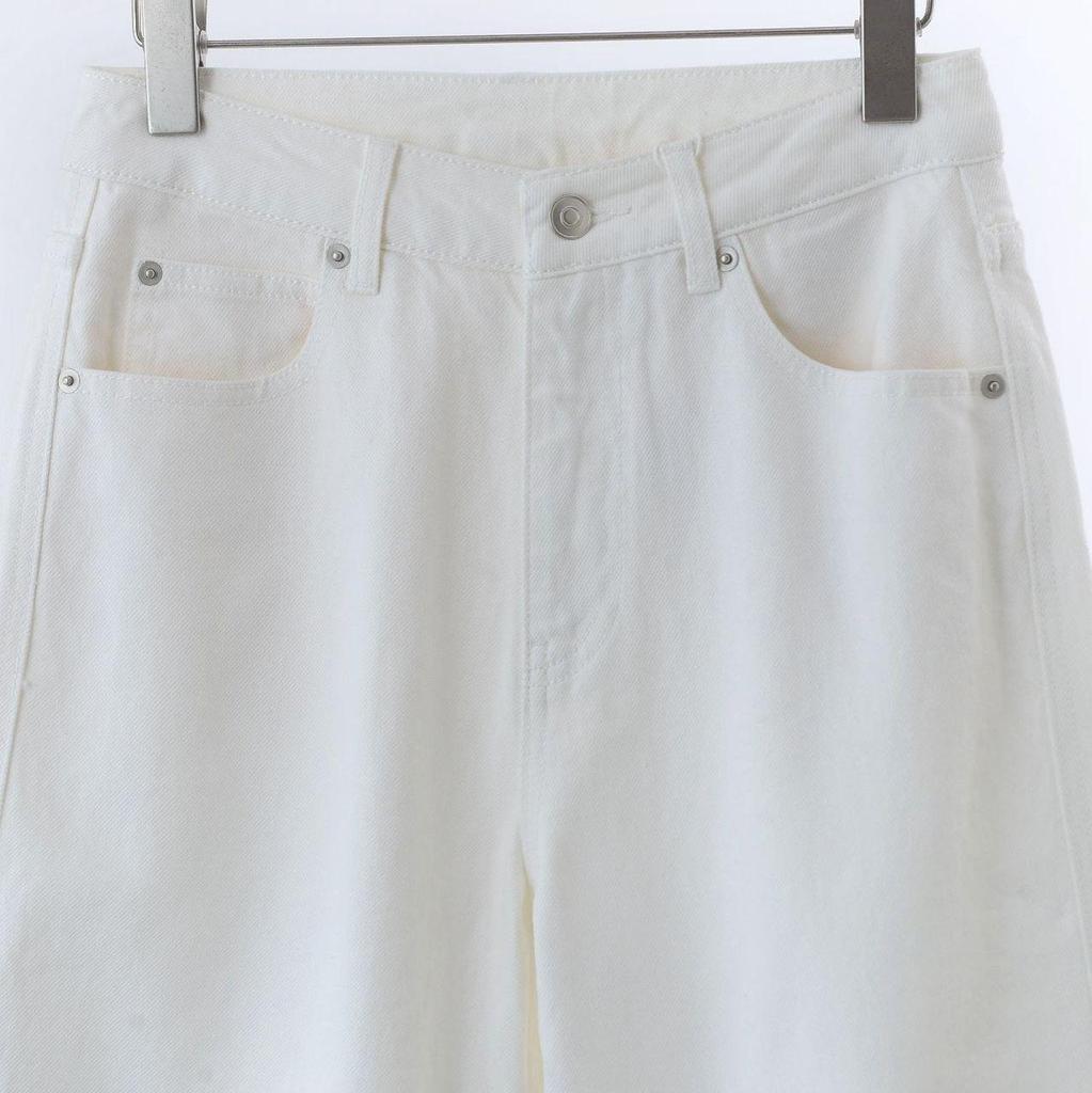 2025 Women's Cotton Stretch Denim Straight-Leg Jeans: Slimming & Versatile Casual Wide-Leg Pants