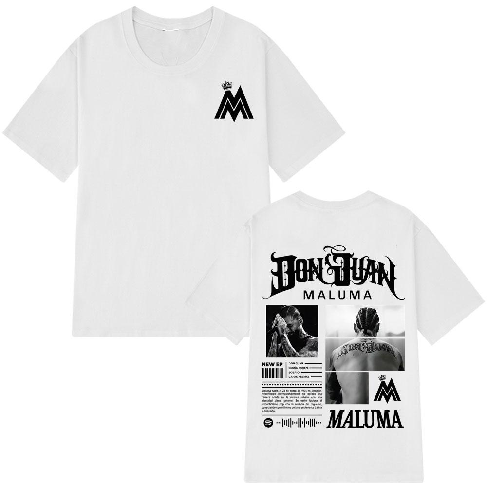 2025 Rap Album Graphic T-shirt, Men's Hip-hop Fashion Retro Short-sleeved T-shirt 100% Pure Cotton Oversized T-shirt Streetwear