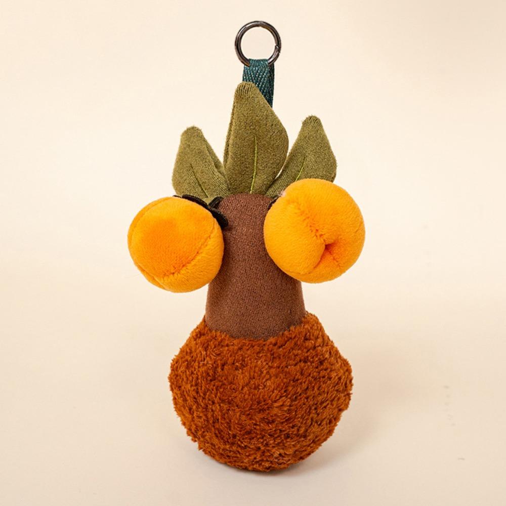 Soft Funny Keyring Cotton Animal Bag Pendant Lightweight Insect Series Plush Keychain  Kid