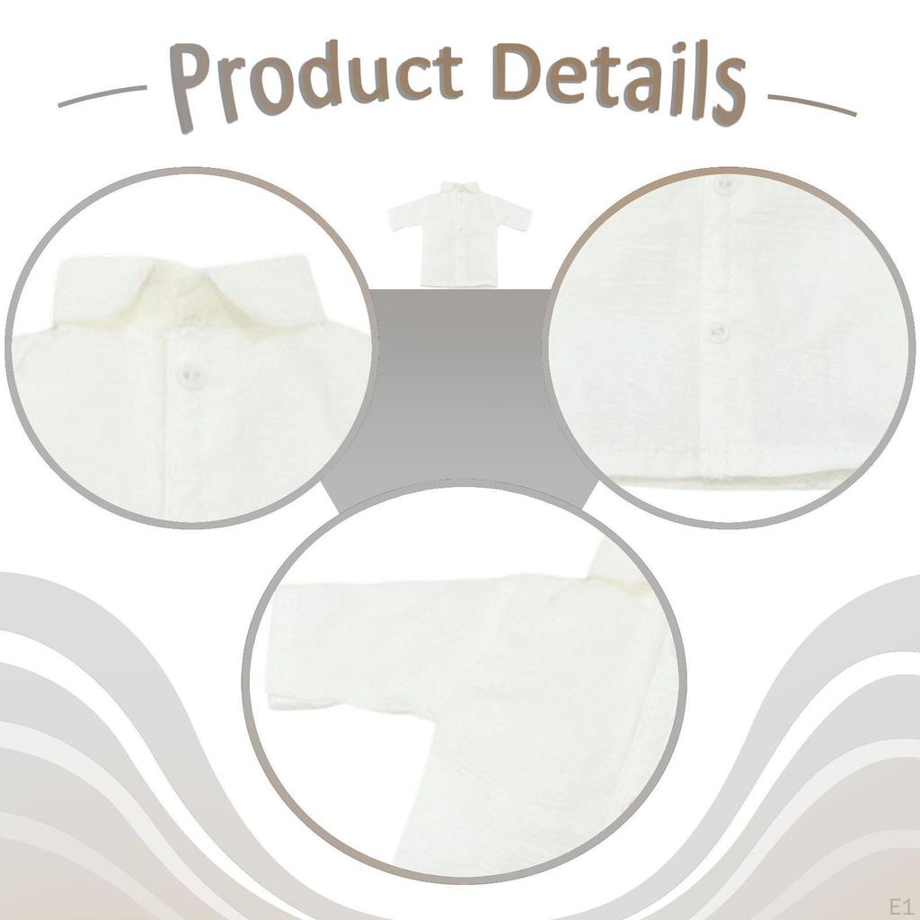 1/6 Shirt, Casual And Elegant Retro Style Clothing for 30cm Male Articulated Figure.