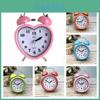 Personalized Metal Bell Alarm Clock With Night Light Fashionable Student's Choice