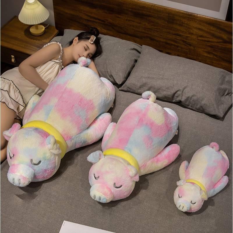 Adorable Plush Toy Pig Pillow For Sleeping Cuddly Stuffed Animal Gift