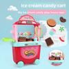24pcs Removable Storage Children's Pretend Play Toys Ice Cream Parlour Toy Set  Kid's Activity