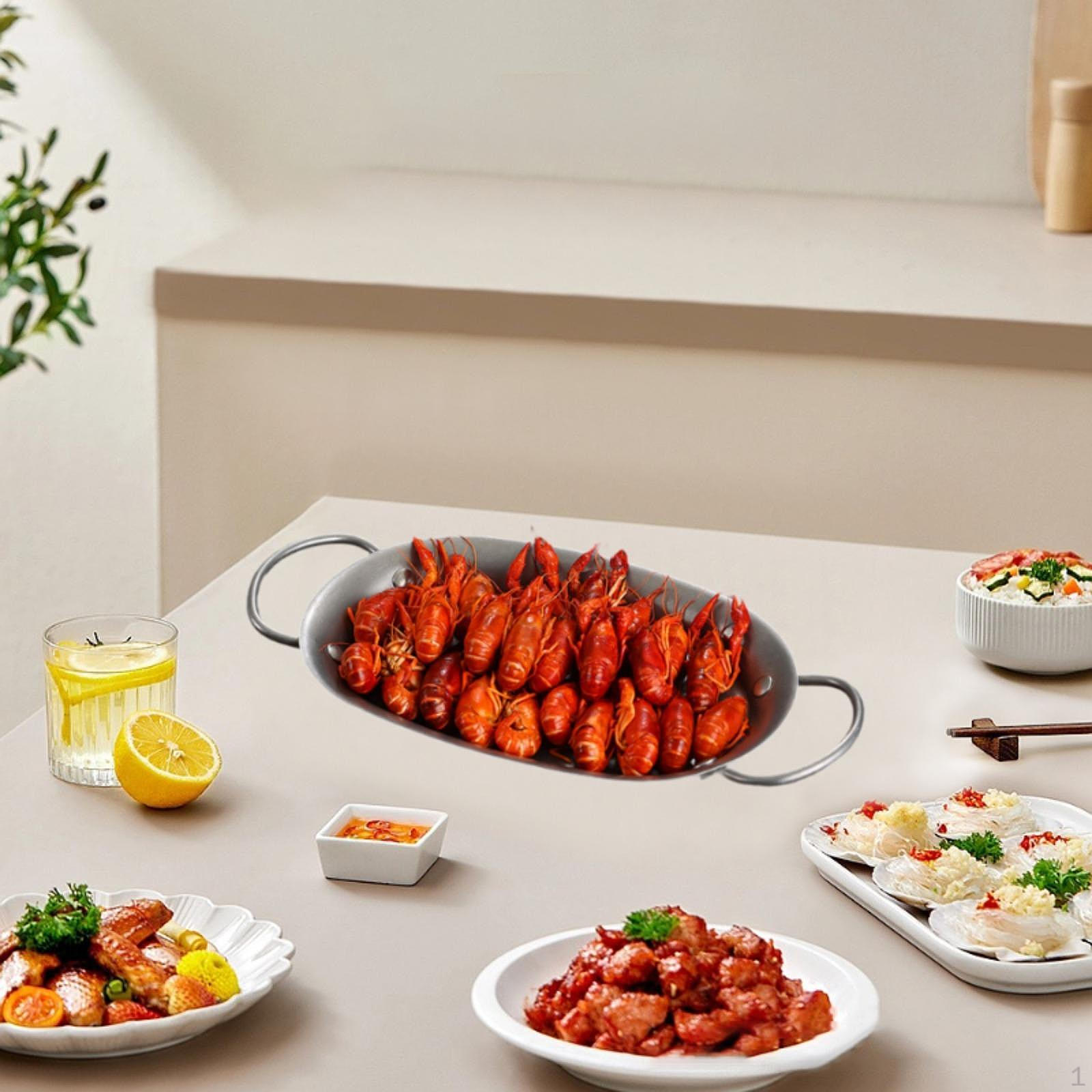 

DEEP BAKING TRAY FOOD Prepare Stainless Steel Fish S