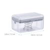 Foaming Soap Box Dish for Bar Soap Made of Wear Resistant Material Prevents Soaking Maintains Dryness Enhances Lather Efficiency
