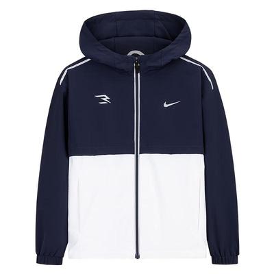 Kids' Hooded Woven Windbreaker Jacket