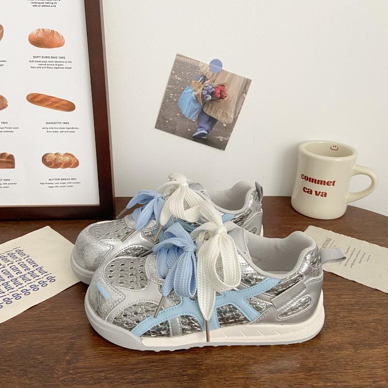 

Ugly cute hollow platform white shoes women s summer new niche breathable woven sports shoes 40