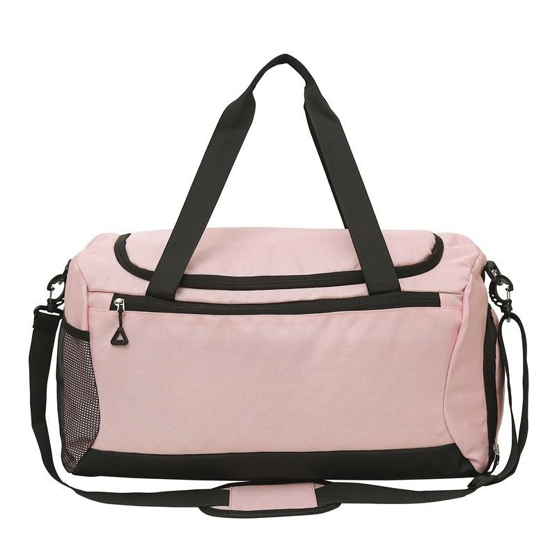 

Men and Women Travel Bags Cycling Sports and Leisure Trends Large Capacity Handbag Dry Wet Separation Sports Fitness Yoga Bag розовый