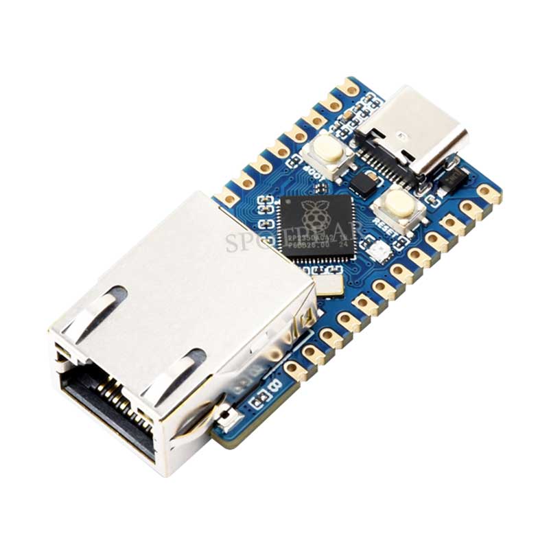 Waveshare RP2350-ETH Raspberry Pi Pico 2 RP2350 ETH CH9120 TCP/UDP Ethernet Network For Arduino