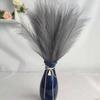 3pcs-Artificial Pampas Grass Simulation Feather Wedding Props Reed Hair Boho Home Decoration