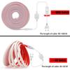 AC 220V COB Strip IP67 Waterproof White 3000K 4000K 6000K 50CM Cuttable Flexible Ribbon LED Neon Light For Home Garden Decor