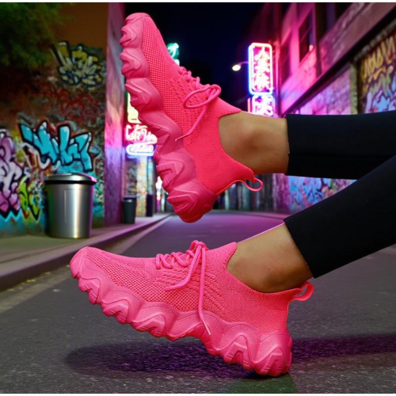 Damen Sneaker Atmungsaktiv Rutschfest Weich Faltbar Reise Sneaker Schlicht Monochrom Mesh Herren Laufschuhe Zapatillas De Deporte