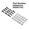 12Pcs M8 Torx Screw Bolt Pillars Windshield Frame Hinge Screw Replacement For Jeep For Wrangler JK 2007-2017 06508953AA