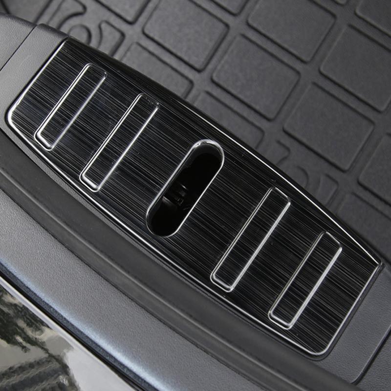 Stainless Steel Front Storage Box Protection Plate Protective Patch Modification For Tesla Model 3