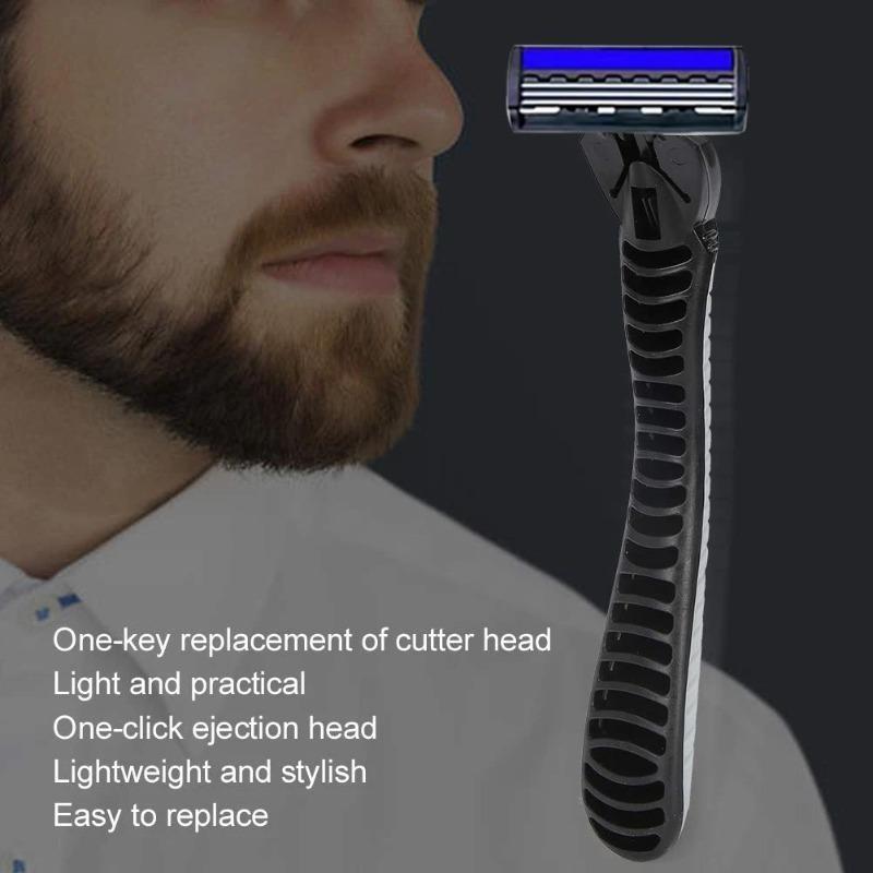 Premium Stainless Steel Safety Razor with Replaceable Blades - Smooth and Comfortable Shave for Men and Women
