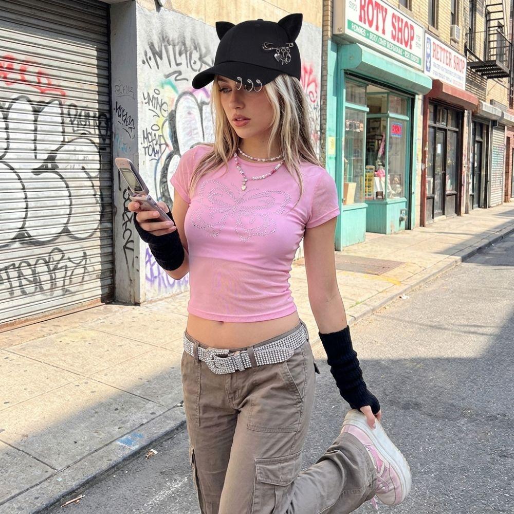Cat Ear Baseball Caps Breathable Peaked Cap Unisex Sunscreen Hat Unisex