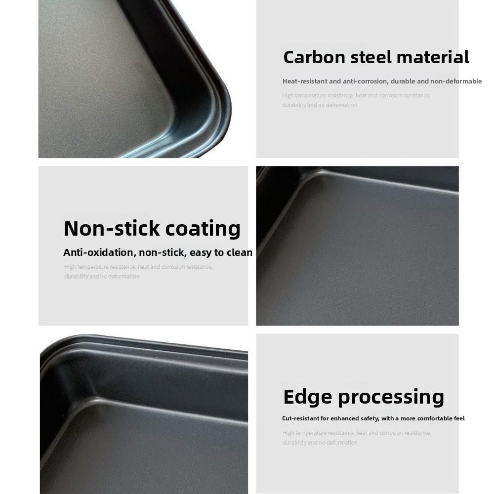 22cm 25cm 27cm Square Cake Pan Rust-resistant Lasagna Cooking Pan New Cake Baking Mold  Kitchen Use