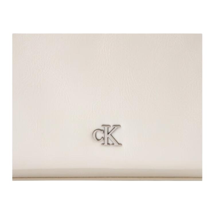New CALVIN KLEIN SS25 Synthetic Material Crossbody Bag, Shoulder Bag Medium Women's Ivory 4K0005G-YAS