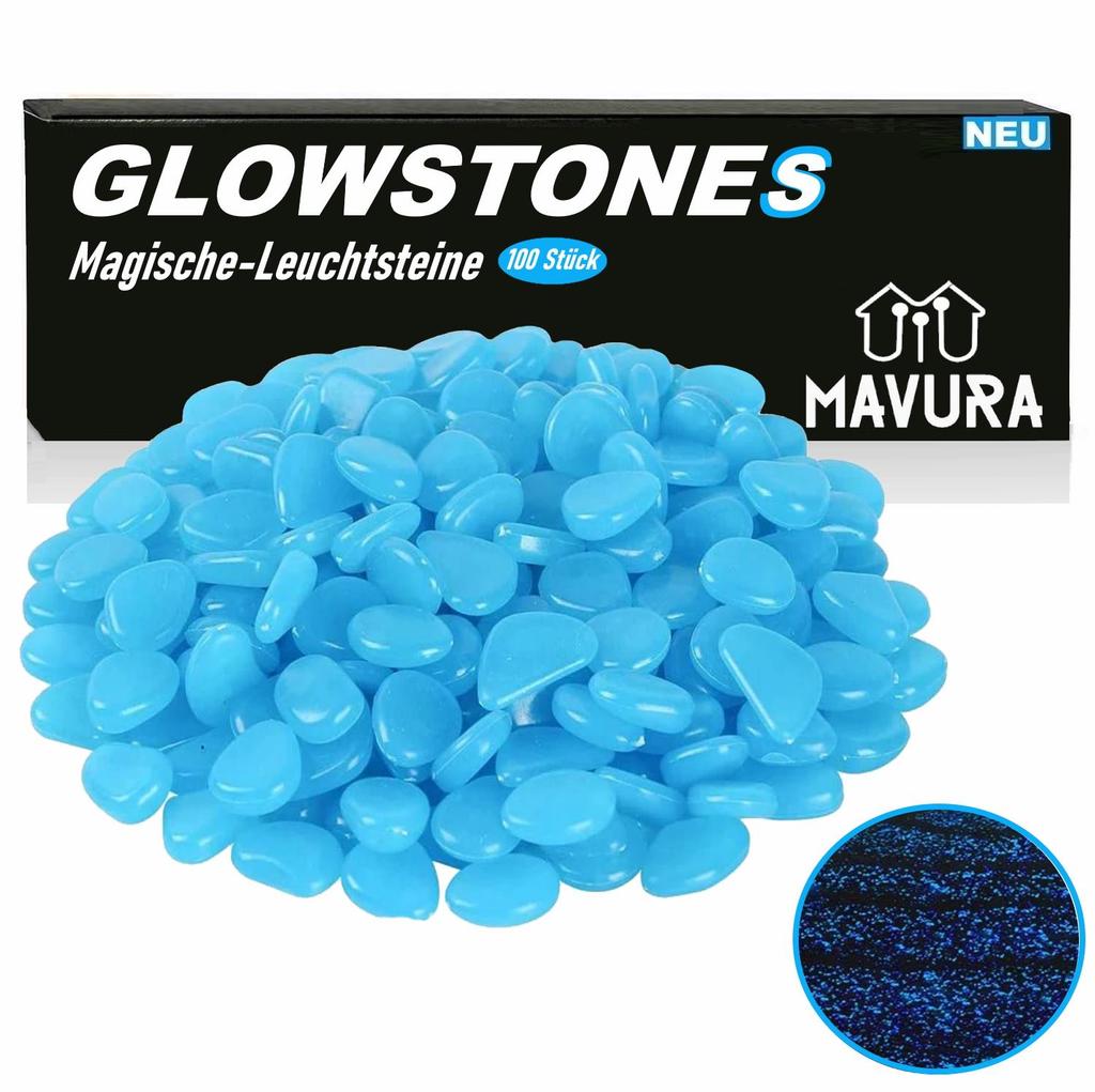 GLOWSTONES Magic Glow Stones Glow Pebbles Fluorescent Stones