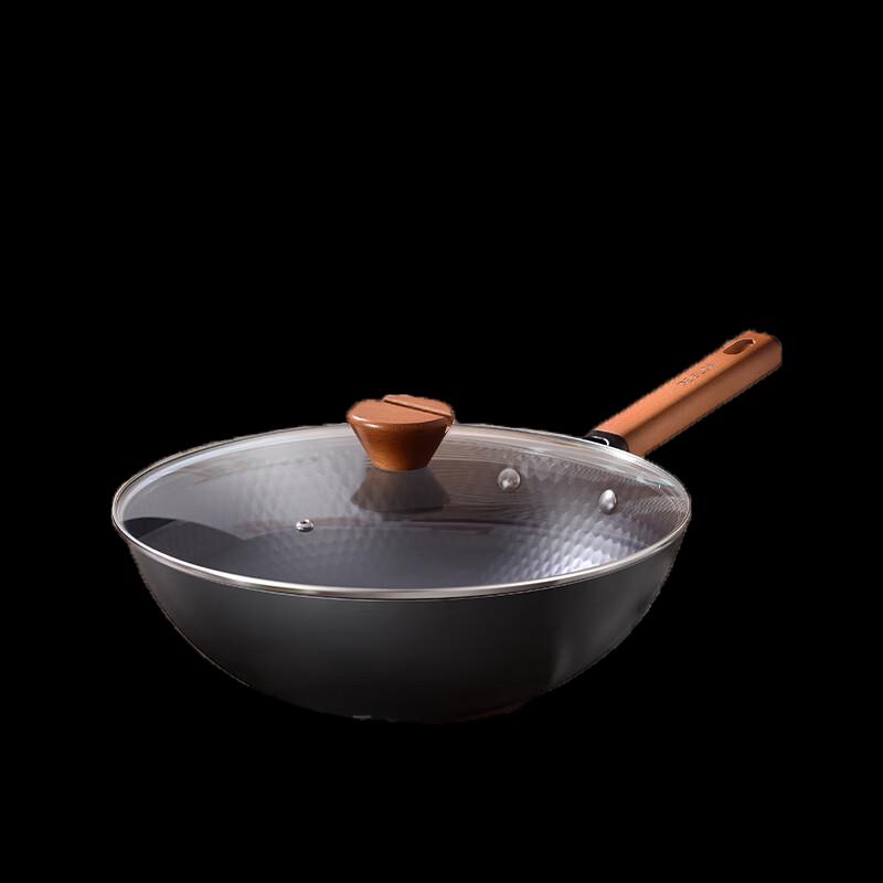 DESLON DFS-C833A Dragon Scale Refined Iron Wok 32cm