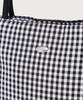 Covernat Woman Clover Heart Daily Check Tote Bag Check