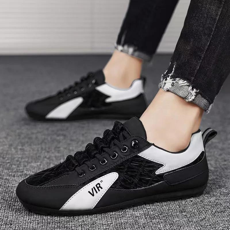 Men's Sneakers Non-slip New Fashion Low Top Casual Shoes Lightweight Men's Shoes Fashion Trend Outdoor Walking Shoes Sneakers